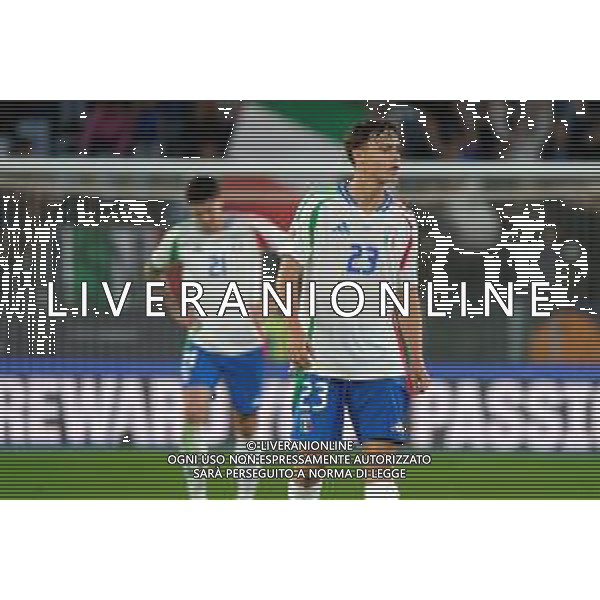 TVEM October 10, 2024 in Roma, Italy. Italy vs Belgium, UEFA Nations League 2024/25 League A Group A2 match - Olympic Stadium. In the pic: Niccolo’ Pisilli ©Emmanuele Matrodonato/AGENZIA ALDO LIVERANI SAS