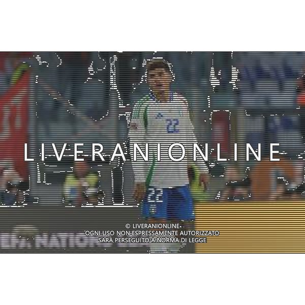 TVEM October 10, 2024 in Roma, Italy. Italy vs Belgium, UEFA Nations League 2024/25 League A Group A2 match - Olympic Stadium. In the pic: Giovanni Di Lorenzo of Italy ©Emmanuele Matrodonato/AGENZIA ALDO LIVERANI SAS