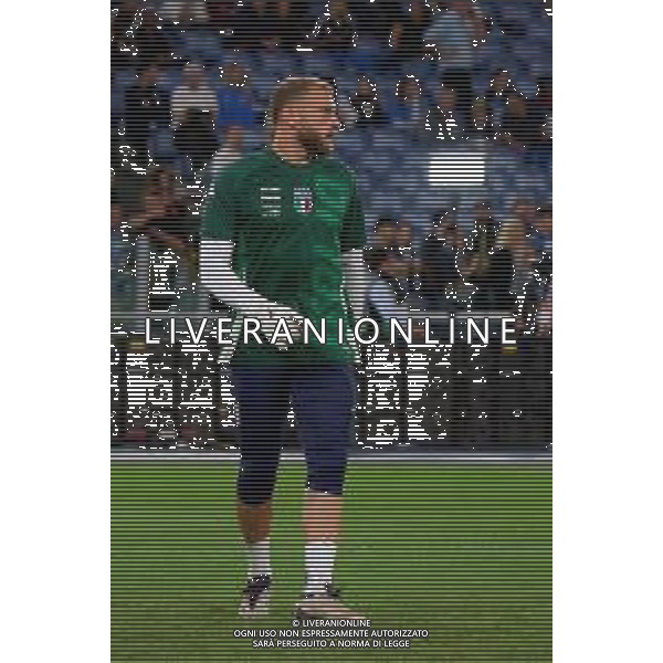 TVEM October 10, 2024 in Roma, Italy. Italy vs Belgium, UEFA Nations League 2024/25 League A Group A2 match - Olympic Stadium. In the pic: Michele Di Gregorio of Italy foto emmanuele mastrodonato-ag aldo liverani sas