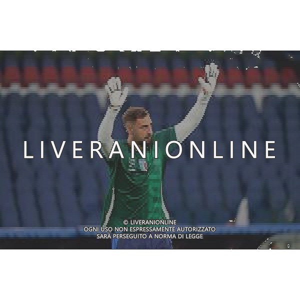 TVEM October 10, 2024 in Roma, Italy. Italy vs Belgium, UEFA Nations League 2024/25 League A Group A2 match - Olympic Stadium. In the pic: Gianluigi Donnarumma of Italy foto emmanuele mastrodonato-ag aldo liverani sas