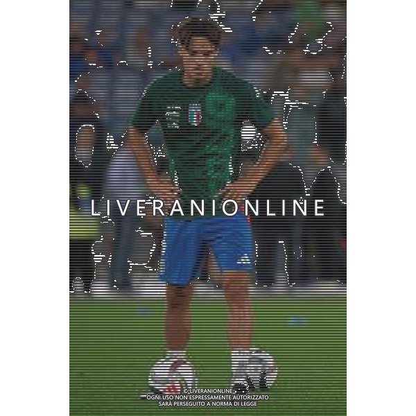 TVEM October 10, 2024 in Roma, Italy. Italy vs Belgium, UEFA Nations League 2024/25 League A Group A2 match - Olympic Stadium. In the pic: Samuele Ricci of Italy foto emmanuele mastrodonato-ag aldo liverani sas