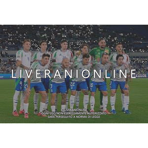 TVEM October 10, 2024 in Roma, Italy. Italy vs Belgium, UEFA Nations League 2024/25 League A Group A2 match - Olympic Stadium. In the pic: Italy team line up foto emmanuele mastrodonato-ag aldo liverani sas