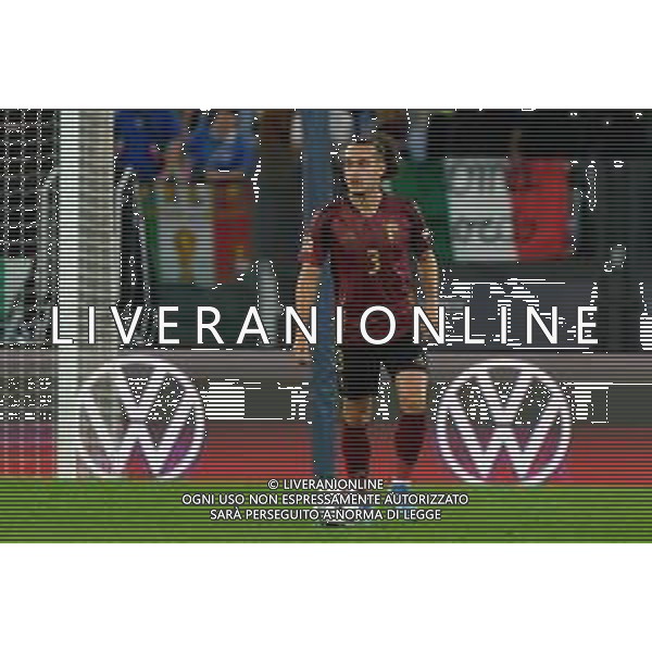 TVEM October 10, 2024 in Roma, Italy. Italy vs Belgium, UEFA Nations League 2024/25 League A Group A2 match - Olympic Stadium. In the pic: Arthur Theate of Belgium foto emmanuele mastrodonato-ag aldo liverani sas