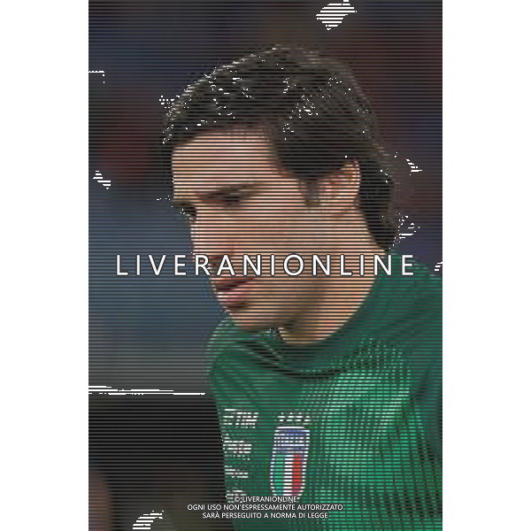 TVEM October 10, 2024 in Roma, Italy. Italy vs Belgium, UEFA Nations League 2024/25 League A Group A2 match - Olympic Stadium. In the pic: Sandro Tonali of Italy foto emmanuele mastrodonato-ag aldo liverani sas