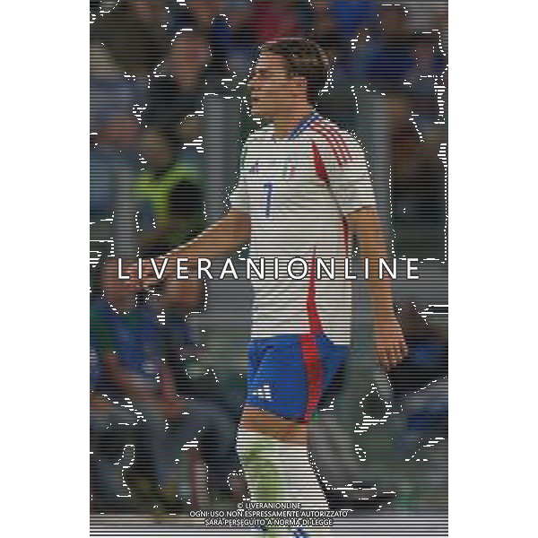 TVEM October 10, 2024 in Roma, Italy. Italy vs Belgium, UEFA Nations League 2024/25 League A Group A2 match - Olympic Stadium. In the pic: Nicolò Fagioli of Italy foto emmanuele mastrodonato-ag aldo liverani sas
