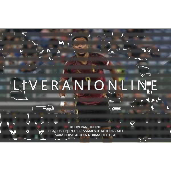 TVEM October 10, 2024 in Roma, Italy. Italy vs Belgium, UEFA Nations League 2024/25 League A Group A2 match - Olympic Stadium. In the pic: Lois Openda of Belgium foto emmanuele mastrodonato-ag aldo liverani sas