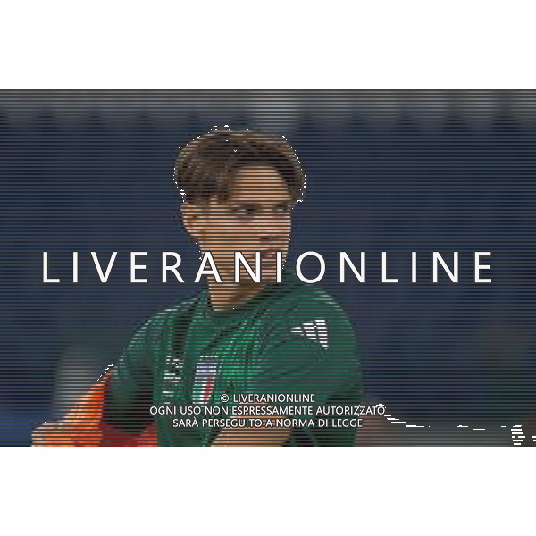 TVEM October 10, 2024 in Roma, Italy. Italy vs Belgium, UEFA Nations League 2024/25 League A Group A2 match - Olympic Stadium. In the pic: Samuele Ricci of Italy foto emmanuele mastrodonato-ag aldo liverani sas