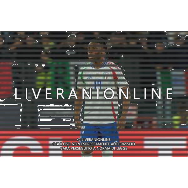 TVEM October 10, 2024 in Roma, Italy. Italy vs Belgium, UEFA Nations League 2024/25 League A Group A2 match - Olympic Stadium. In the pic: Destiny Udogie of Italy foto emmanuele mastrodonato-ag aldo liverani sas