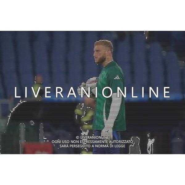 TVEM October 10, 2024 in Roma, Italy. Italy vs Belgium, UEFA Nations League 2024/25 League A Group A2 match - Olympic Stadium. In the pic: Michele Di Gregorio of Italy foto emmanuele mastrodonato-ag aldo liverani sas