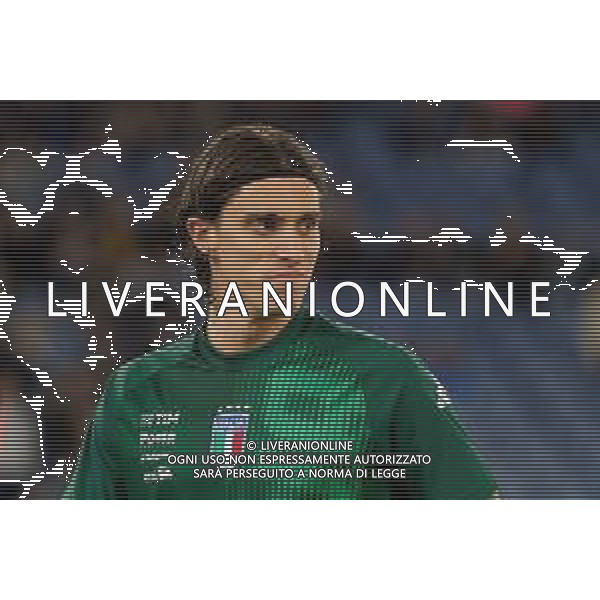 TVEM October 10, 2024 in Roma, Italy. Italy vs Belgium, UEFA Nations League 2024/25 League A Group A2 match - Olympic Stadium. In the pic: Riccardo Calafiori of Italy foto emmanuele mastrodonato-ag aldo liverani sas