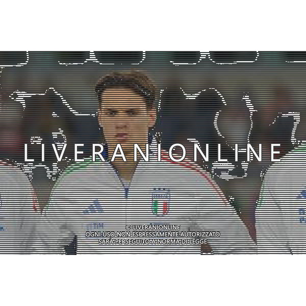 TVEM October 10, 2024 in Roma, Italy. Italy vs Belgium, UEFA Nations League 2024/25 League A Group A2 match - Olympic Stadium. In the pic: Samuele Ricci of Italy foto emmanuele mastrodonato-ag aldo liverani sas