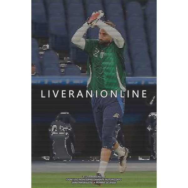 TVEM October 10, 2024 in Roma, Italy. Italy vs Belgium, UEFA Nations League 2024/25 League A Group A2 match - Olympic Stadium. In the pic: Gianluigi Donnarumma of Italy foto emmanuele mastrodonato-ag aldo liverani sas