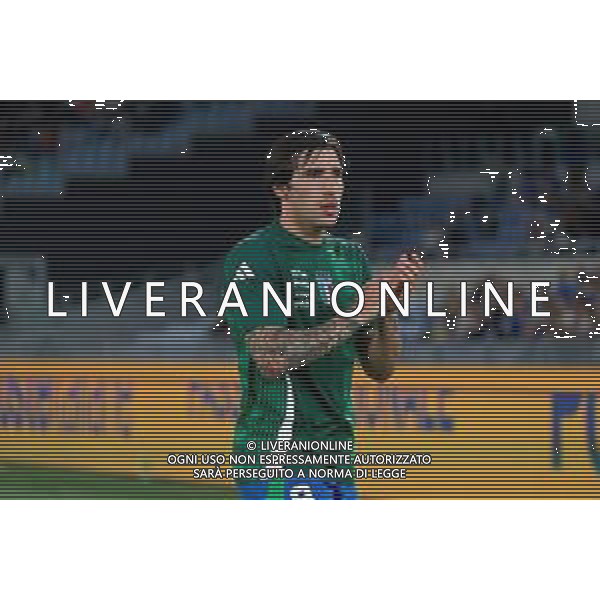 TVEM October 10, 2024 in Roma, Italy. Italy vs Belgium, UEFA Nations League 2024/25 League A Group A2 match - Olympic Stadium. In the pic: Sandro Tonali of Italy applauds fans foto emmanuele mastrodonato-ag aldo liverani sas