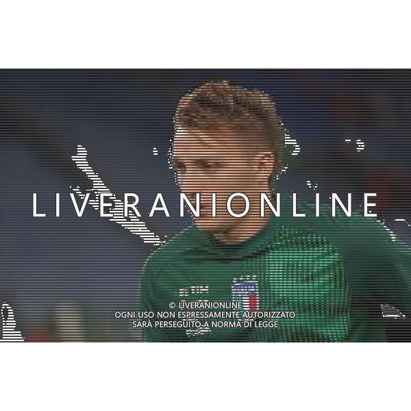 TVEM October 10, 2024 in Roma, Italy. Italy vs Belgium, UEFA Nations League 2024/25 League A Group A2 match - Olympic Stadium. In the pic: Mateo Retegui of Italy foto emmanuele mastrodonato-ag aldo liverani sas