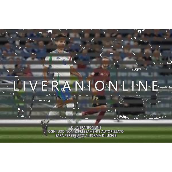 TVEM October 10, 2024 in Roma, Italy. Italy vs Belgium, UEFA Nations League 2024/25 League A Group A2 match - Olympic Stadium. In the pic: Samuele Ricci of Italy foto emmanuele mastrodonato-ag aldo liverani sas