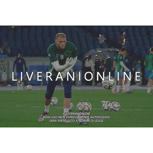 TVEM October 10, 2024 in Roma, Italy. Italy vs Belgium, UEFA Nations League 2024/25 League A Group A2 match - Olympic Stadium. In the pic: Michele Di Gregorio of Italy foto emmanuele mastrodonato-ag aldo liverani sas