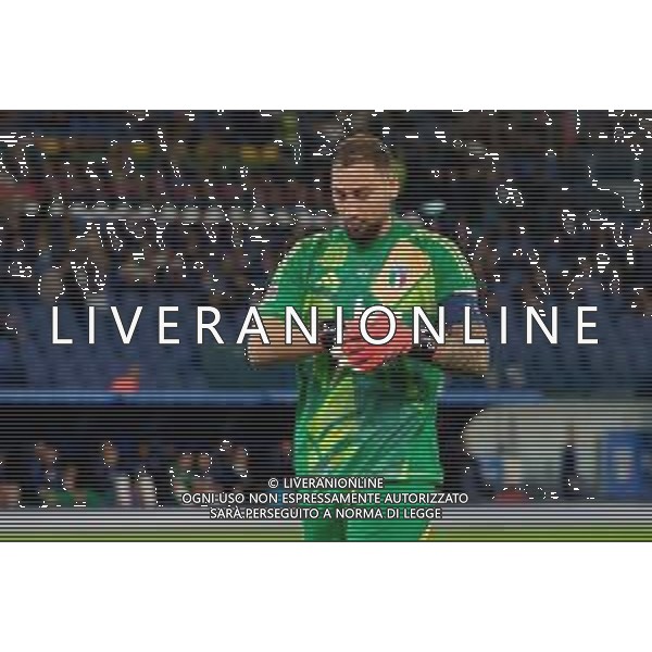 TVEM October 10, 2024 in Roma, Italy. Italy vs Belgium, UEFA Nations League 2024/25 League A Group A2 match - Olympic Stadium. In the pic: Gianluigi Donnarumma of Italy foto emmanuele mastrodonato-ag aldo liverani sas