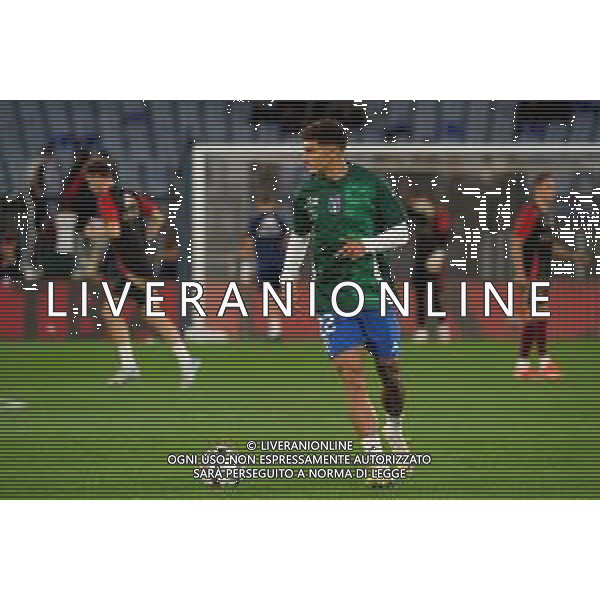 TVEM October 10, 2024 in Roma, Italy. Italy vs Belgium, UEFA Nations League 2024/25 League A Group A2 match - Olympic Stadium. In the pic: Giovanni Di Lorenzo of Italy foto emmanuele mastrodonato-ag aldo liverani sas