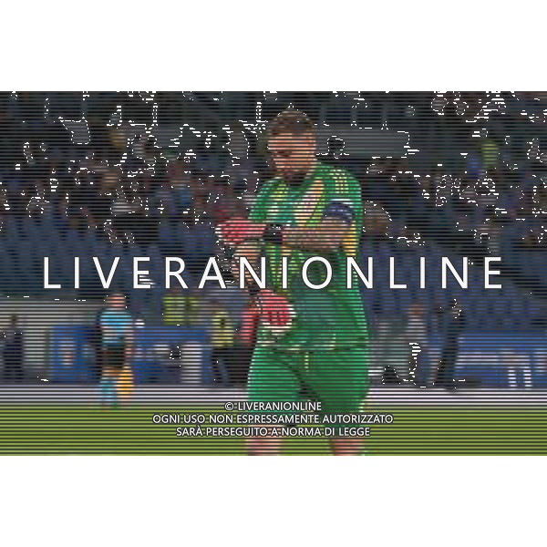 TVEM October 10, 2024 in Roma, Italy. Italy vs Belgium, UEFA Nations League 2024/25 League A Group A2 match - Olympic Stadium. In the pic: Gianluigi Donnarumma of Italy foto emmanuele mastrodonato-ag aldo liverani sas