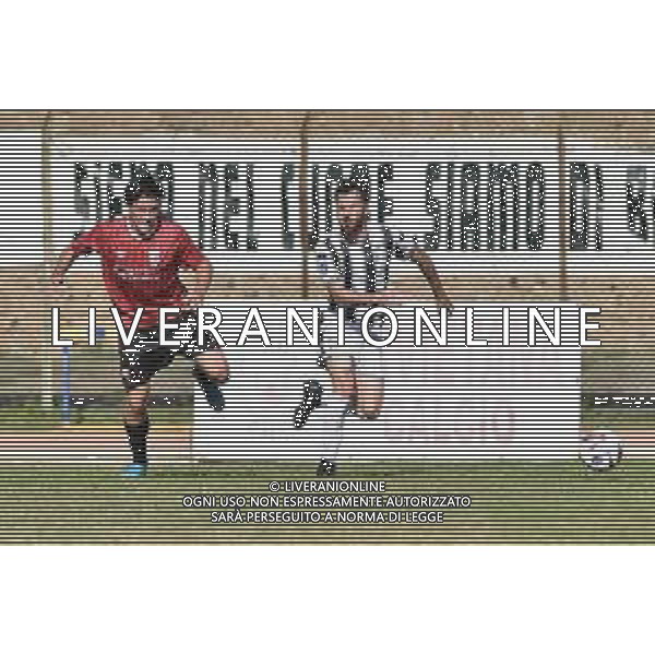 Orvietana vs Siena - Campionato Serie D - 6 giornata Stadio L.Muzi - Orvieto 13-10-2024 nella foto Galligani sfugge a Berardi foto federico gaetano-ag aldo liverani sas