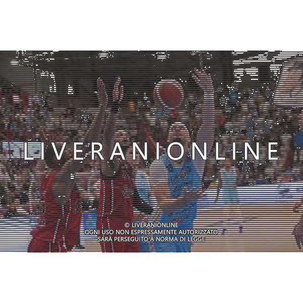 Napoli Trieste Campionato Basket Serie A1 - 06.10.2024 Nella foto: Leonardo Tote’, Jeff Brooks Foto Mosca, Ag. Liverani /AGENZIA ALDO LIVERANI SAS