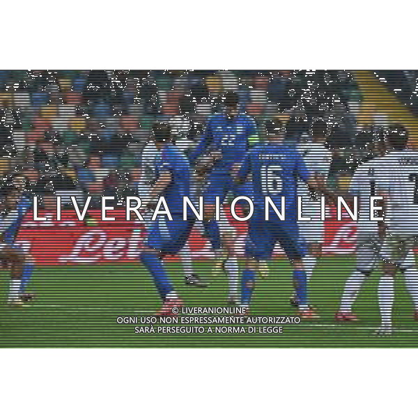 TVRG Italia vs Israele nella foto Giovanni Di Lorenzo (Italia) segna il gol del 2 a 0 Udine 14-10-2024 Bluenergy Stadium - Stadio Friuli UEFA Nations League - Lega A Gruppo A2 - 4a giornata foto Roberto Garavaglia/Agenzia Aldo Liverani sas
