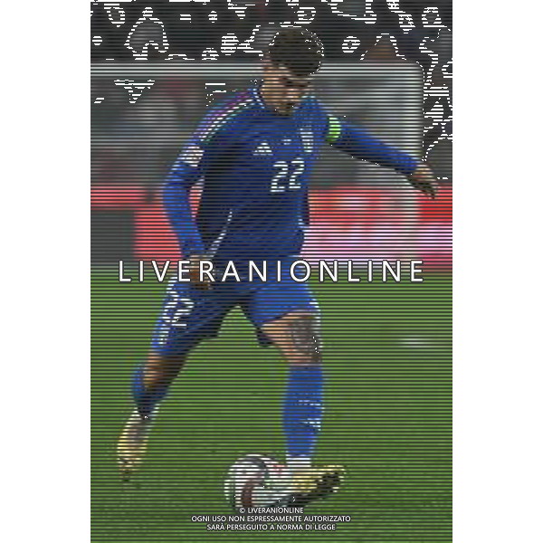 TVRG Italia vs Israele nella foto Giovanni Di Lorenzo (Italia) Udine 14-10-2024 Bluenergy Stadium - Stadio Friuli UEFA Nations League - Lega A Gruppo A2 - 4a giornata foto Roberto Garavaglia/Agenzia Aldo Liverani sas