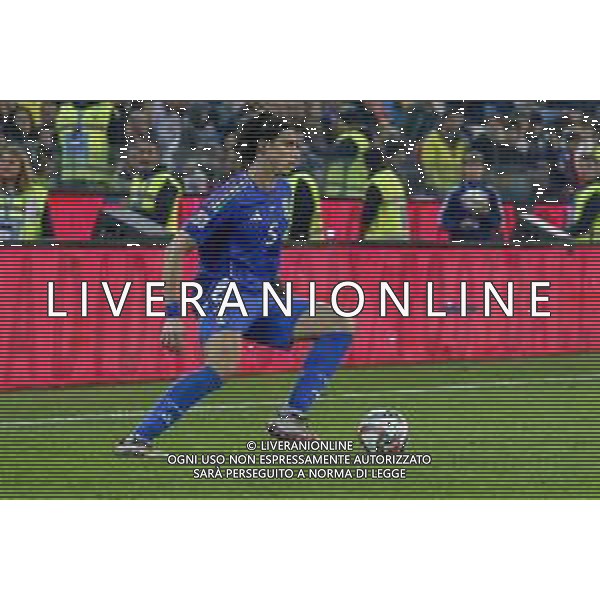 Andrea Cambiaso of Italy play the ball during Italy vs Israel, matchday 4 of League A of Uefa Nations League 2025, game at Bluenergy stadium - stadio Friuli in Udine (UD), Italy, on October 14, 2024. (Photo by Davide Casentini)/AGENZIA ALDO LIVERANI SAS -TVDC ITALIA vs ISRAELE UEFA Nations League - 4a giornata Gruppo A2 - Udine 14.10.2024