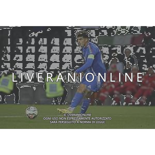 Giovani Di Lorenzo of Italy play the ball during Italy vs Israel, matchday 4 of League A of Uefa Nations League 2025, game at Bluenergy stadium - stadio Friuli in Udine (UD), Italy, on October 14, 2024. (Photo by Davide Casentini)/AGENZIA ALDO LIVERANI SAS -TVDC ITALIA vs ISRAELE UEFA Nations League - 4a giornata Gruppo A2 - Udine 14.10.2024