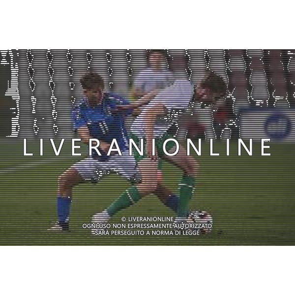 TVRG Italia vs Repubblica d’Irlanda nella foto Tommaso Baldanzi (Italia) e Matthew Healy (Repubblica d\'Irlanda) Trieste 15-10-2024 Stadio Nereo Rocco Campionato Europeo UEFA Under21 Girone di qualificazione Gruppo A - 10a giornata foto Roberto Garavaglia/Agenzia Aldo Liverani sas