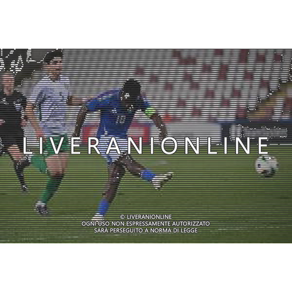 TVRG Italia vs Repubblica d’Irlanda nella foto Wilfried Gnonto (Italia) occasione da gol Trieste 15-10-2024 Stadio Nereo Rocco Campionato Europeo UEFA Under21 Girone di qualificazione Gruppo A - 10a giornata foto Roberto Garavaglia/Agenzia Aldo Liverani sas