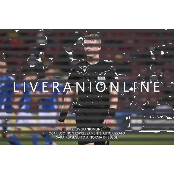 TVRG Italia vs Repubblica d’Irlanda nella foto l\'arbitro Adam Ladeback (SVE) Trieste 15-10-2024 Stadio Nereo Rocco Campionato Europeo UEFA Under21 Girone di qualificazione Gruppo A - 10a giornata foto Roberto Garavaglia/Agenzia Aldo Liverani sas