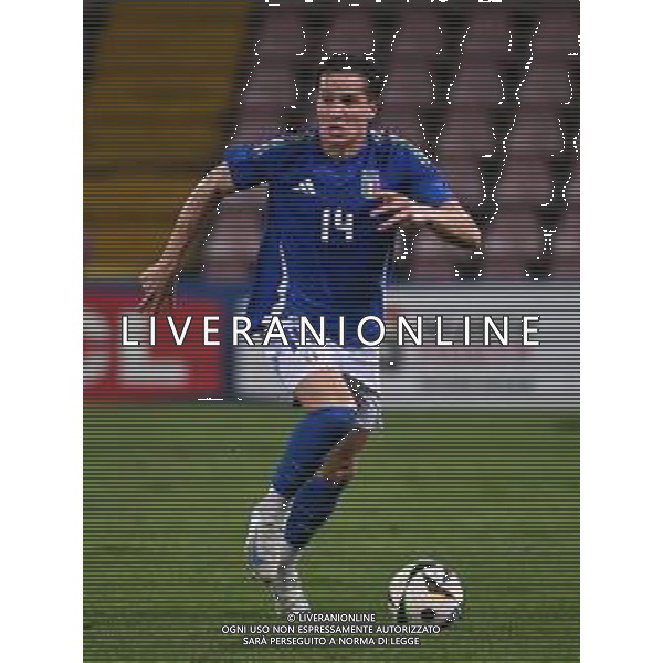 TVRG Italia vs Repubblica d’Irlanda nella foto Giovanni Fabbian (Italia) Trieste 15-10-2024 Stadio Nereo Rocco Campionato Europeo UEFA Under21 Girone di qualificazione Gruppo A - 10a giornata foto Roberto Garavaglia/Agenzia Aldo Liverani sas