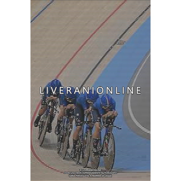 16-10-2024 World Championships Elite Women Track; Giornata 01; 2024, Italia; Fidanza, Martina; Paternoster, Letizia; Consonni, Chiara; Guazzini, Vittoria; Velodromo Ballerup; ©SIROTTI/AGENZIA ALDO LIVERANI SAS