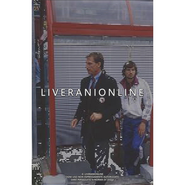 DIAP-RETROSPETTIVA ZDENEK ZEMAN ALLENATORE NELLA FOTO ZDENEK ZEMAN ALLENATORE FOGGIA CALCIO ANNO 1991-1992 AG ALDO LIVERANI SAS  