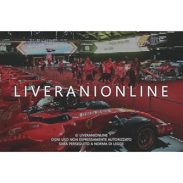 IMOLA GIOVEDI 17 10 2024 AUTODROMO ENZO E DINO FERRARI "FINALI MONDIALI FERRARI" NELLA FOTO RAGAZZI DELLE SCUOLE ELEMENTARI IMOLESI AL INTERNO DEL MUSEO FERRARI FOTO GIANNI SANNA-AG ALDO LIVERANI SAS
