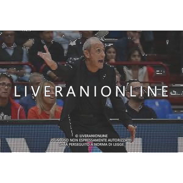 TVRG EA7 Emporio Armani Olimpia Milano vs Zalgiris Kaunas nella foto Ettore Messina allenatore Olimpia Milano Assago (MI) 17-10-2024 Unipol Forum Turkish Airlines EuroLeague 4a giornata regular season foto Roberto Garavaglia/Agenzia Aldo Liverani sas