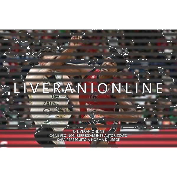 TVRG EA7 Emporio Armani Olimpia Milano vs Zalgiris Kaunas nella foto Zach Leday (Olimpia Milano) Assago (MI) 17-10-2024 Unipol Forum Turkish Airlines EuroLeague 4a giornata regular season foto Roberto Garavaglia/Agenzia Aldo Liverani sas