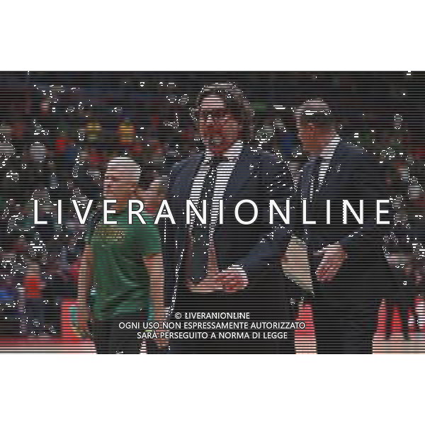 TVRG EA7 Emporio Armani Olimpia Milano vs Zalgiris Kaunas nella foto Andrea Trinchieri allenatore Zalgiris Kaunas Assago (MI) 17-10-2024 Unipol Forum Turkish Airlines EuroLeague 4a giornata regular season foto Roberto Garavaglia/Agenzia Aldo Liverani sas