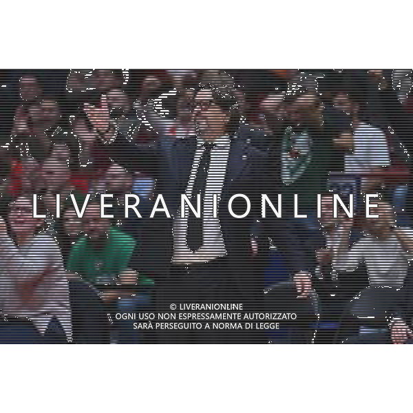 TVRG EA7 Emporio Armani Olimpia Milano vs Zalgiris Kaunas nella foto Andrea Trinchieri allenatore Zalgiris Kaunas Assago (MI) 17-10-2024 Unipol Forum Turkish Airlines EuroLeague 4a giornata regular season foto Roberto Garavaglia/Agenzia Aldo Liverani sas