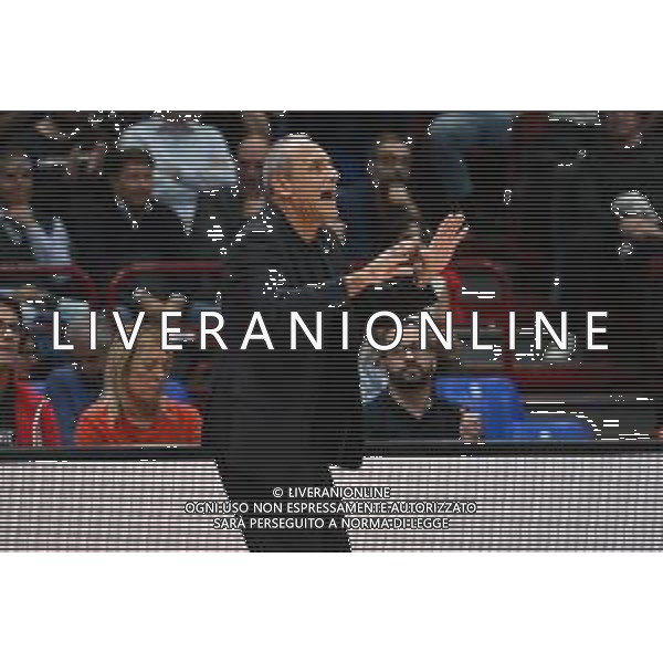 TVRG EA7 Emporio Armani Olimpia Milano vs Zalgiris Kaunas nella foto Ettore Messina allenatore Olimpia Milano Assago (MI) 17-10-2024 Unipol Forum Turkish Airlines EuroLeague 4a giornata regular season foto Roberto Garavaglia/Agenzia Aldo Liverani sas