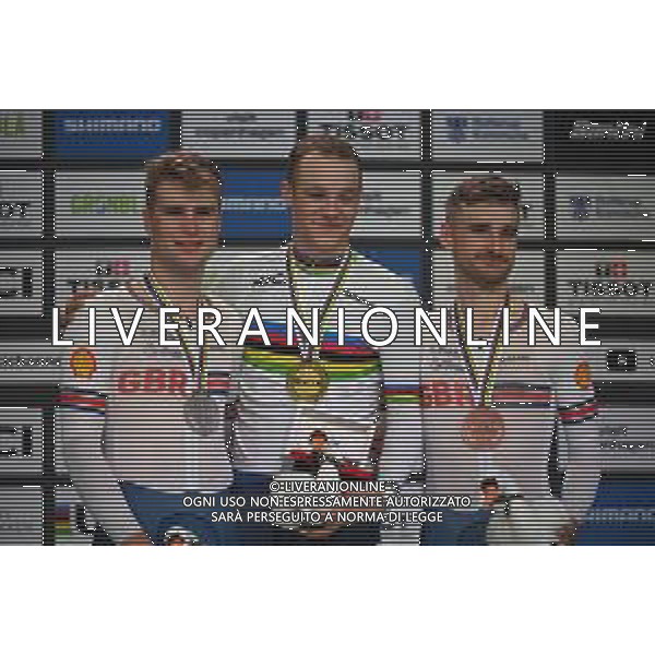18-10-2024 World Championships Elite Track; Giornata 03; 2024, Lidl - Trek; 2024, Great Britain; Milan, Jonathan; Charlton, Josh; Bigham, Daniel; Velodromo Ballerup; ©SIROTTI /AGENZIA ALDO LIVERANI SAS