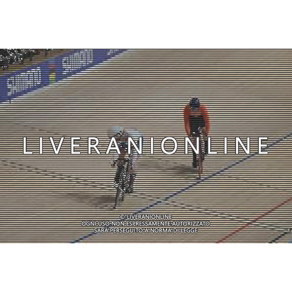 18-10-2024 World Championships Elite Women Track; Giornata 03; 2024, Great Britain; 2024, Olanda; Finucane, Emma; Van De Wouw, Hetty; Velodromo Ballerup; ©SIROTTI /AGENZIA ALDO LIVERANI SAS