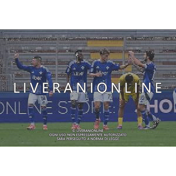 TVRG Como vs Parma nella foto esultanza Como dopo il gol dell\'1 a 1 Como 19-10-2024 Stadio Giuseppe Sinigaglia Campionato Serie A Enilive - 8a giornata foto Roberto Garavaglia/Agenzia Aldo Liverani sas