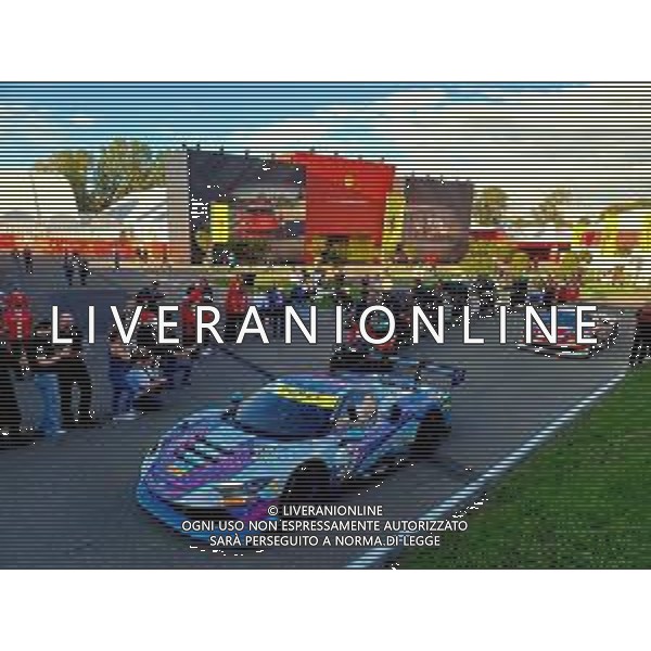 IMOLA 18 10 2024 AUTODROMO ENZO E DINO FERRARI FINALI MONDIALI 2024 FERRARI NELLA FOTO PADDOCK PRIMA DELLE GARE FOTO GIANNI SANNA-AG ALDO LIVERANI SAS