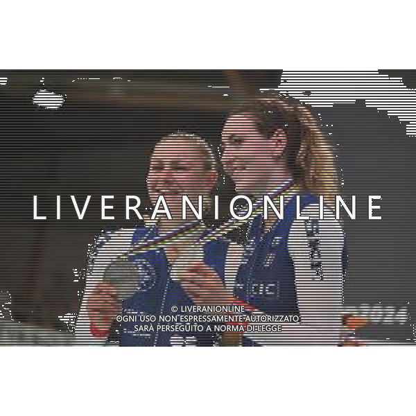 19-10-2024 World Championships Elite Women Track; Giornata 04; 2024, France; Berteau, Victoire; Borras, Marion; Velodromo Ballerup;