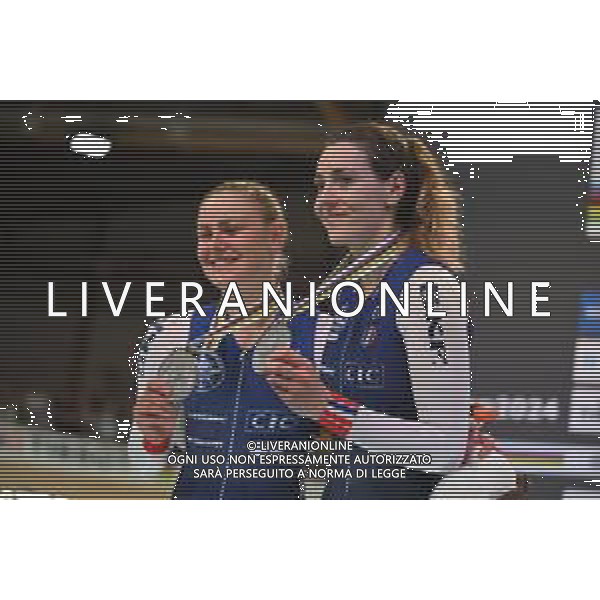 19-10-2024 World Championships Elite Women Track; Giornata 04; 2024, France; Berteau, Victoire; Borras, Marion; Velodromo Ballerup;