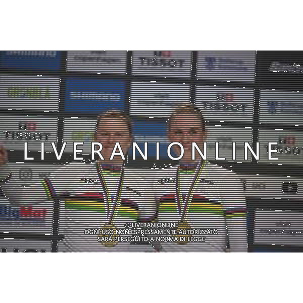 19-10-2024 World Championships Elite Women Track; Giornata 04; 2024, Danimarca; Dideriksen, Amalie; Leth, Julie; Velodromo Ballerup;