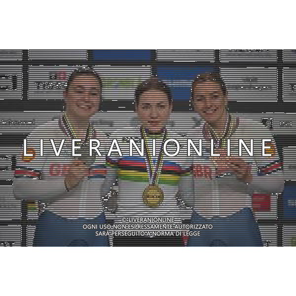 19-10-2024 World Championships Elite Women Track; Giornata 04; 2024, Ain; 2024, Great Britain; Burlakova, Iana; Capewell, Sophie; Marchant, Katy; Velodromo Ballerup;