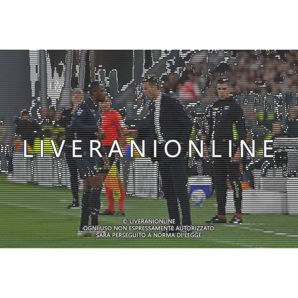 Torino 19.10.2024 Allianz Stadium @Manuela Viganti /Ag. Aldo Liverani sas Juventus vs Lazio Campionato Calcio Serie A Enilive 2024/2025 8a giornata Nella foto: thiago motta e pierre kalulu ©Viganti - AGENZIA ALDO LIVERANI SAS